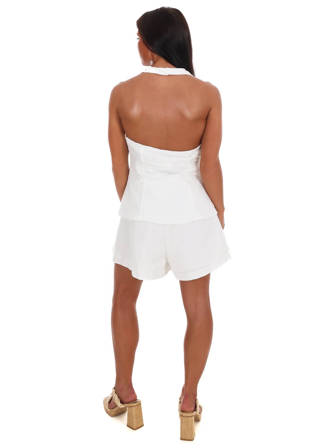 Mustard Seed - Bold Move V-neck Romper