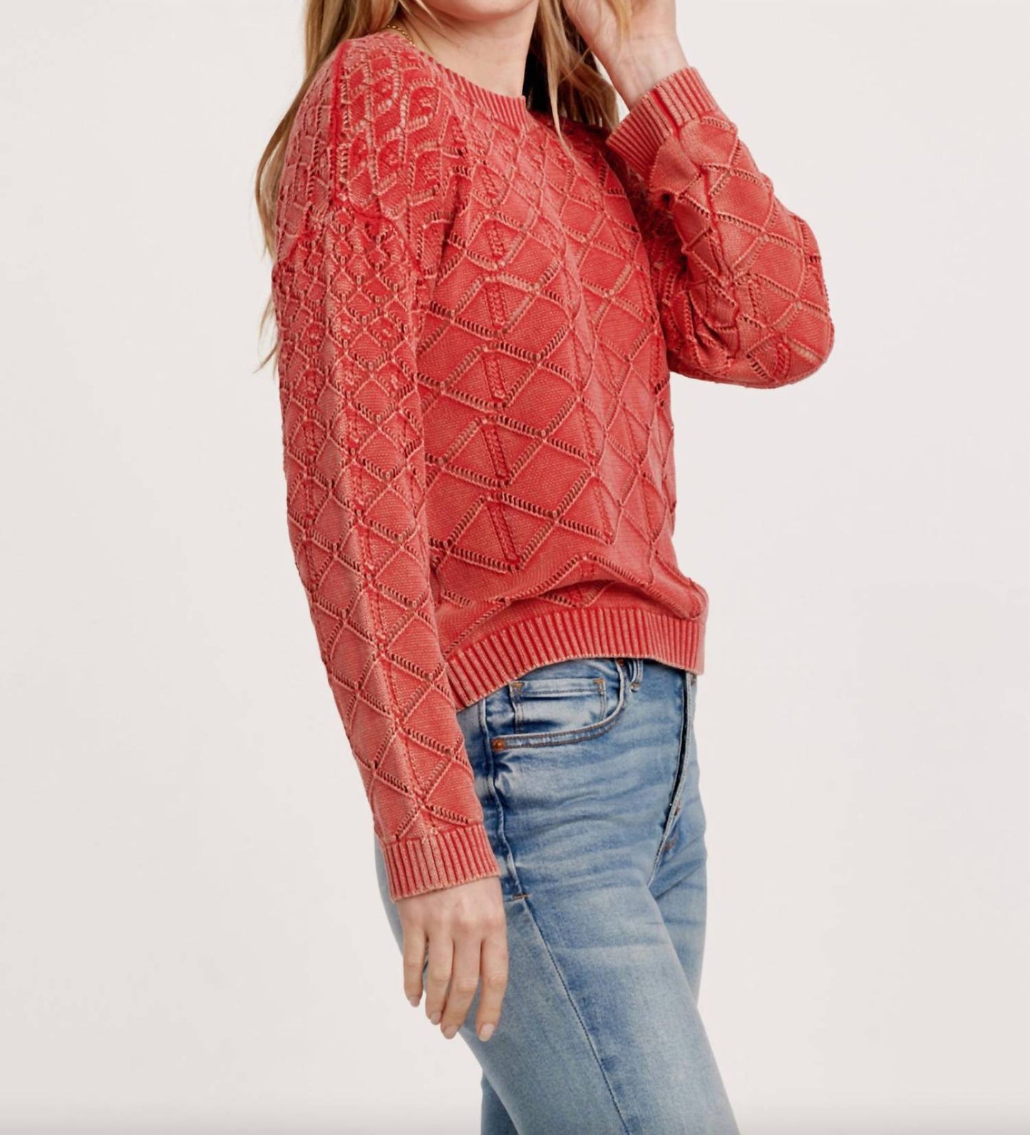 Another Love - Cosette Acid Wash Sweater