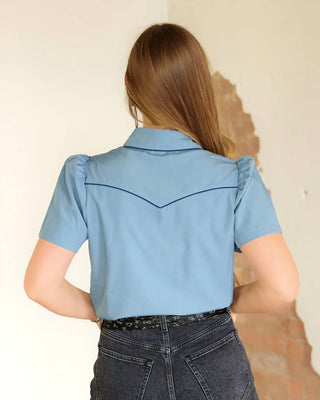 Crazy Consuela - Pearl Snap Blouse