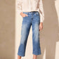Tribal - Audrey Girlfriend Crop Jeans With Embroidery