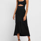 Topshop - Cutout Racer Back Bodycon Fit Flare Dress