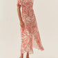 Exquise - Adaline V-neck Midi Dress