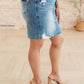 Judy Blue - High Rise Rigid Magic Denim Skirt