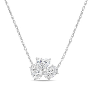 Diana M Jewels - Colar com pingente de diamante cultivado em laboratório para mulheres
