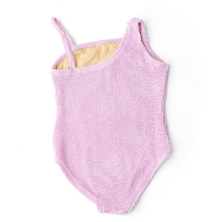Shade Critters - Girl's One Shoulder Crinkle Swimsuit