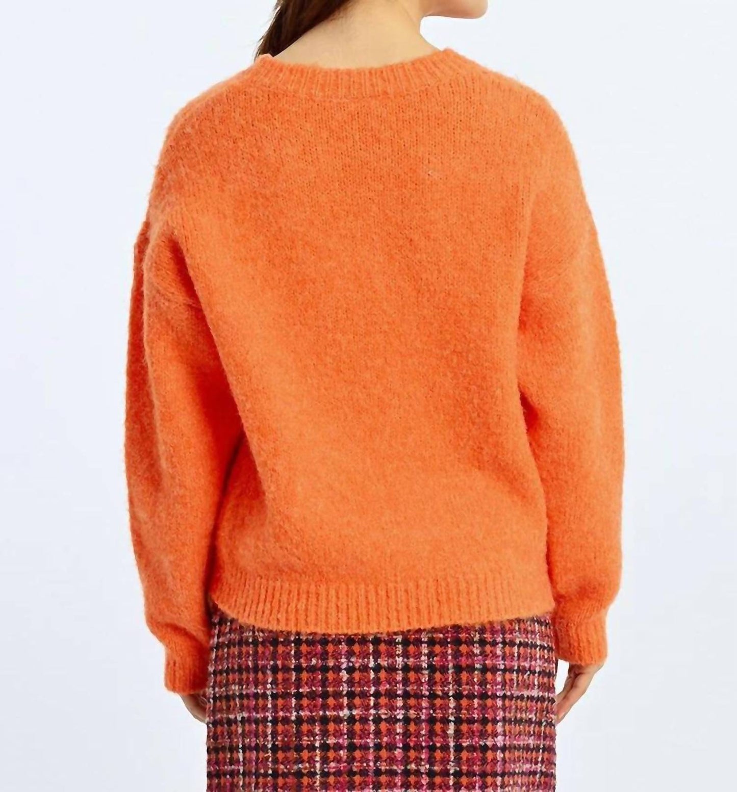 Molly Bracken - Rhinestone Accent Collar Sweater