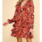 Tcec - Tilly V-neck Mini Dress