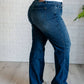 Judy Blue - Mid Rise Control Top Classic Straight Jeans