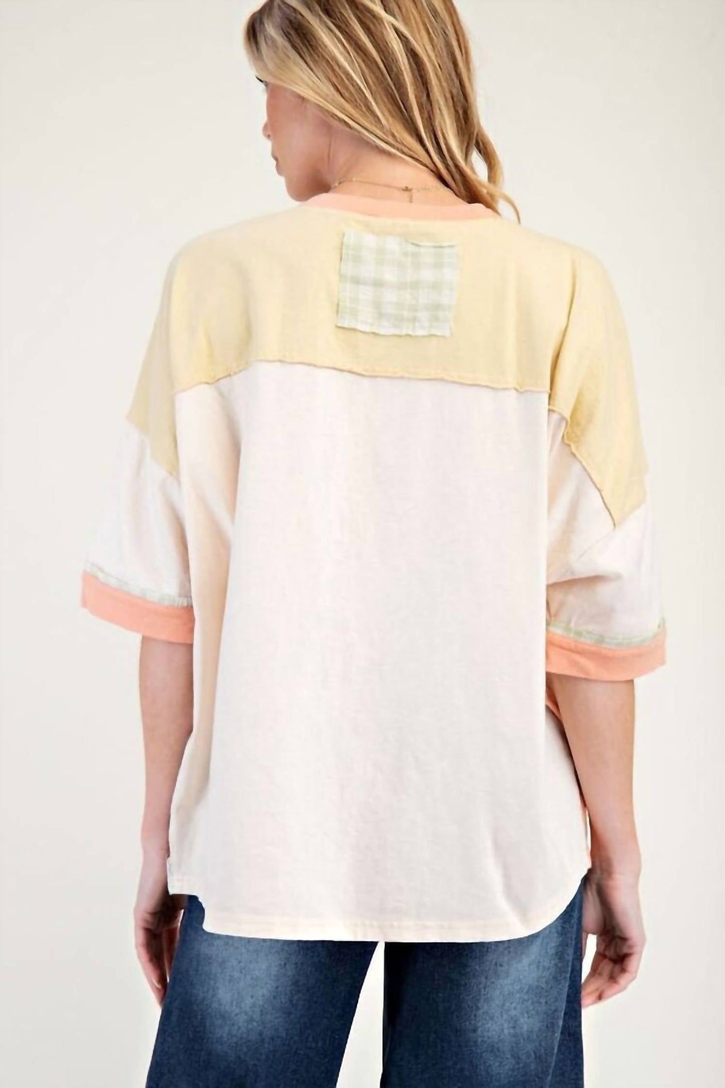 Easel - Flower Applique Patchwork Top