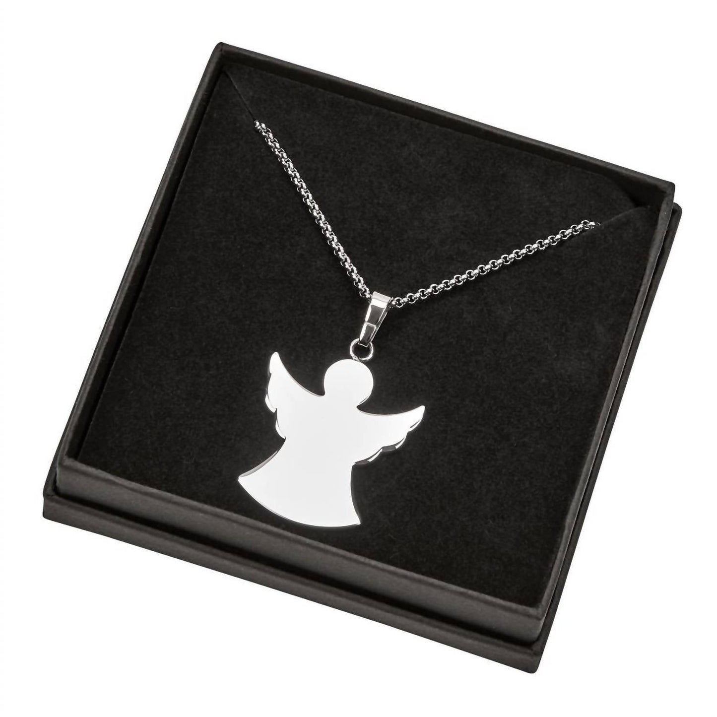 Creative Gifts International - Stainless Steel Angel Necklace