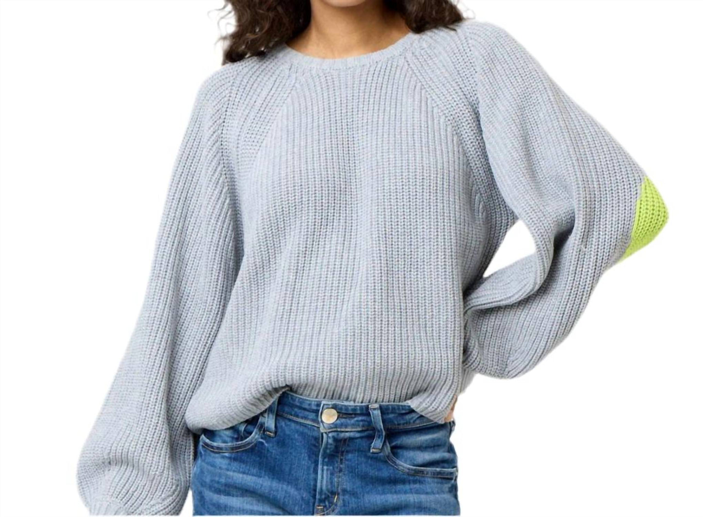Kerri Rosenthal - Ricki Balloon Sleeve Heart Sweater