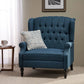 Dunham Contemporary Fabric Tufted Oversized Pushback Recliner