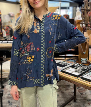 Johnny Was - Blusa Cartagena