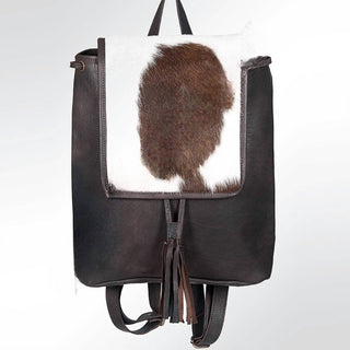 American Darling - Mochila de couro feminina com cabelo