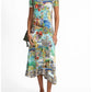 Johnny Was - JANIE FAVORITE ASYMMETRIC HEM SHORT SLEEVE DRESS