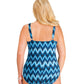 Always For Me - Plus Size V-Neck Twist Front One Piece Swimsuit