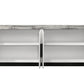 Matilda Cabinet Console Table with White Faux Marble Top