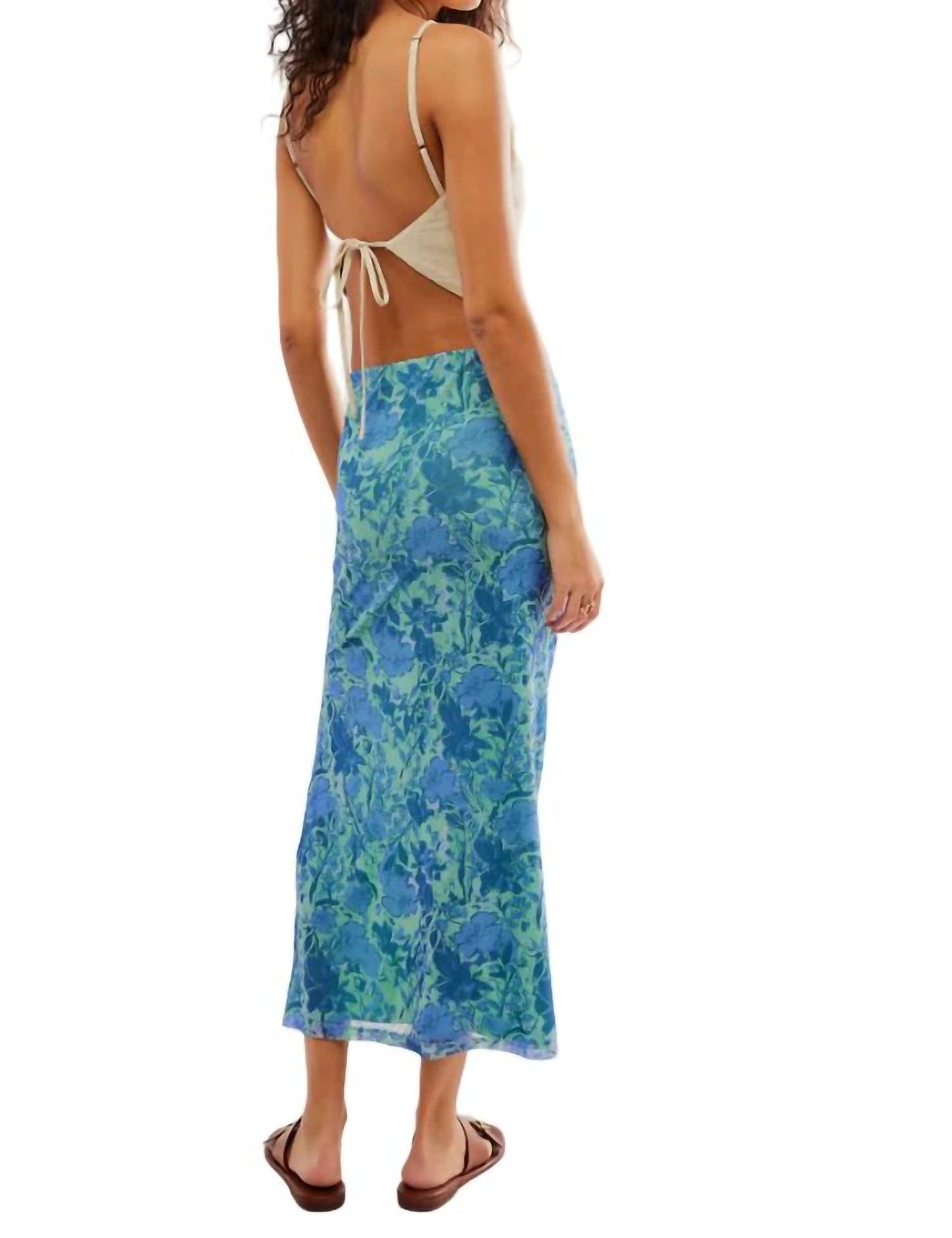 Free People - Rosalie Mesh Midi Skirt