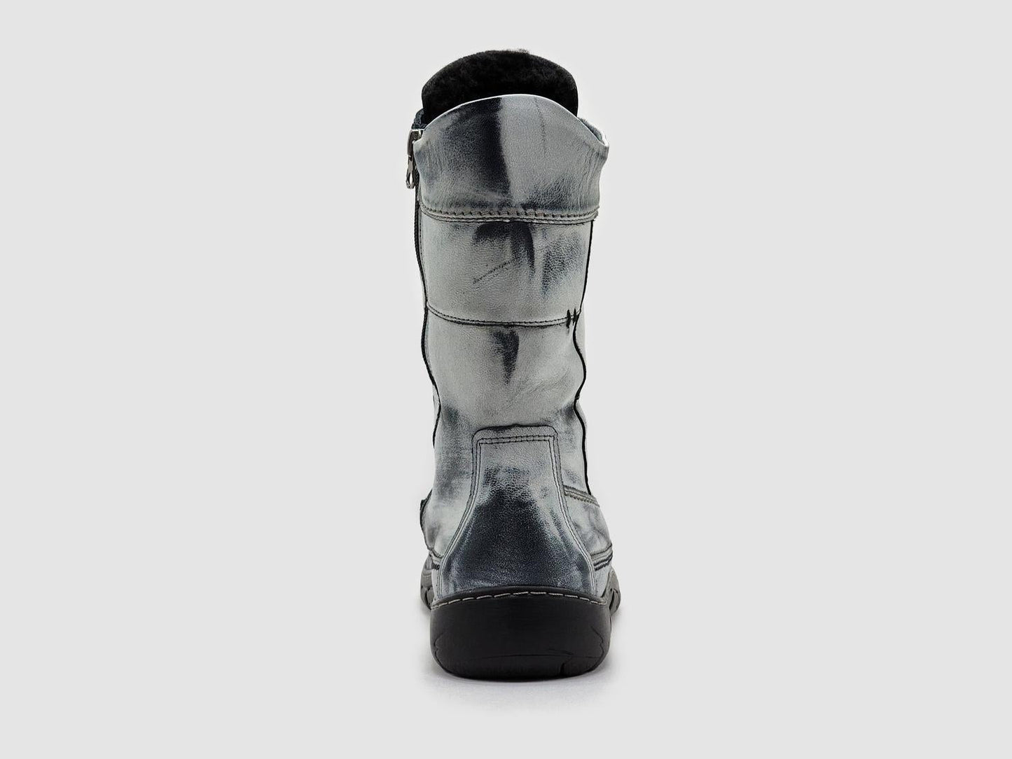 Kcr Group - Women’s Original Tall Thick Zip-Up Leather Boots