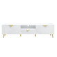 Gaines - High Gloss TV Stand - White