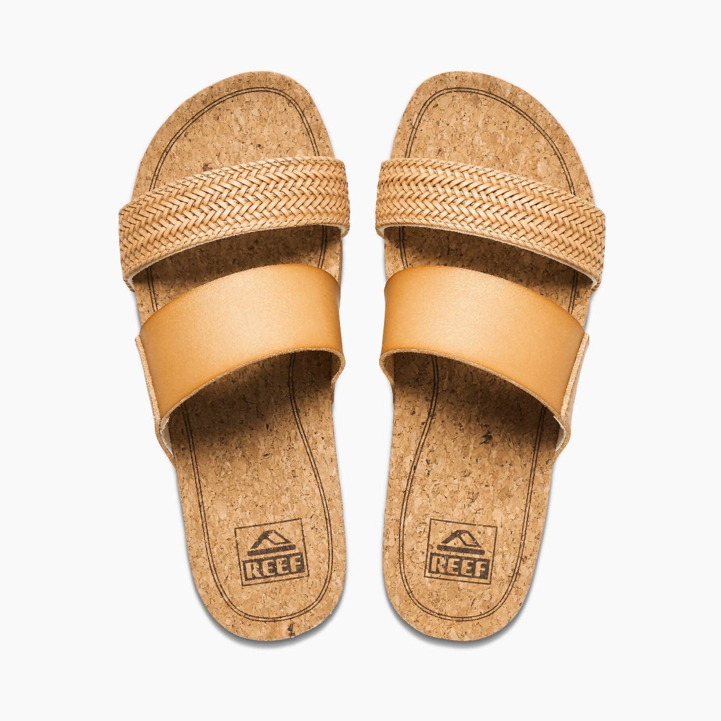 Reef - Women's Cushion Vista Natural Braid Sandal