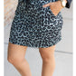 Julia Rose - The Stella Snow Leopard Jogger Skirt