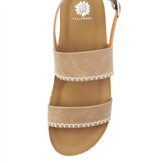 Yellowbox - Sandálias femininas Kassel com fivela aberta