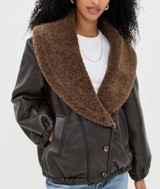 Blanknyc - Icon Status Faux Leather Puffer Jacket