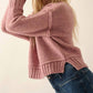 Promesa - Vana Exposed Seam Long Sleeve Sweater