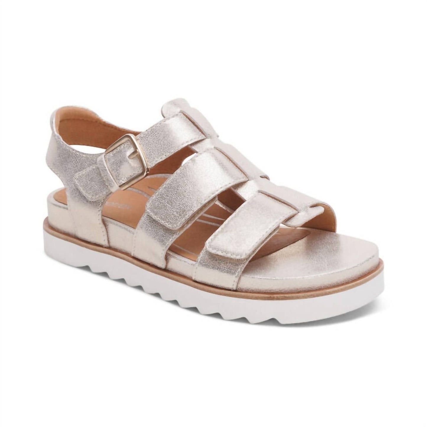 Aetrex - Women's Romy Quarter Strap Cork Flat Sandal