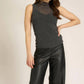 Project Social T - On The Town Layered Mesh Tank Top