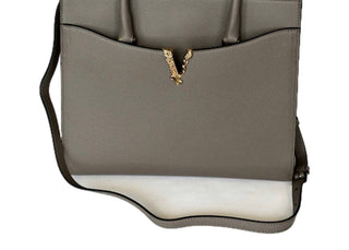 Versace - Women's Virtus Calfskin Leather Medium Top Handle Tote Bag