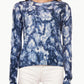 Autumn Cashmere - Floral Print Crew Sweater