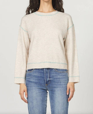 Another Love - Millie Crew Neck Sweater With Contrast Stitching