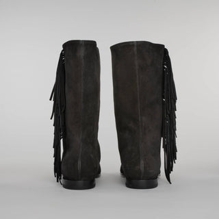 Pierre Hardy - Women's Texas Suede Fringe Mid Boots