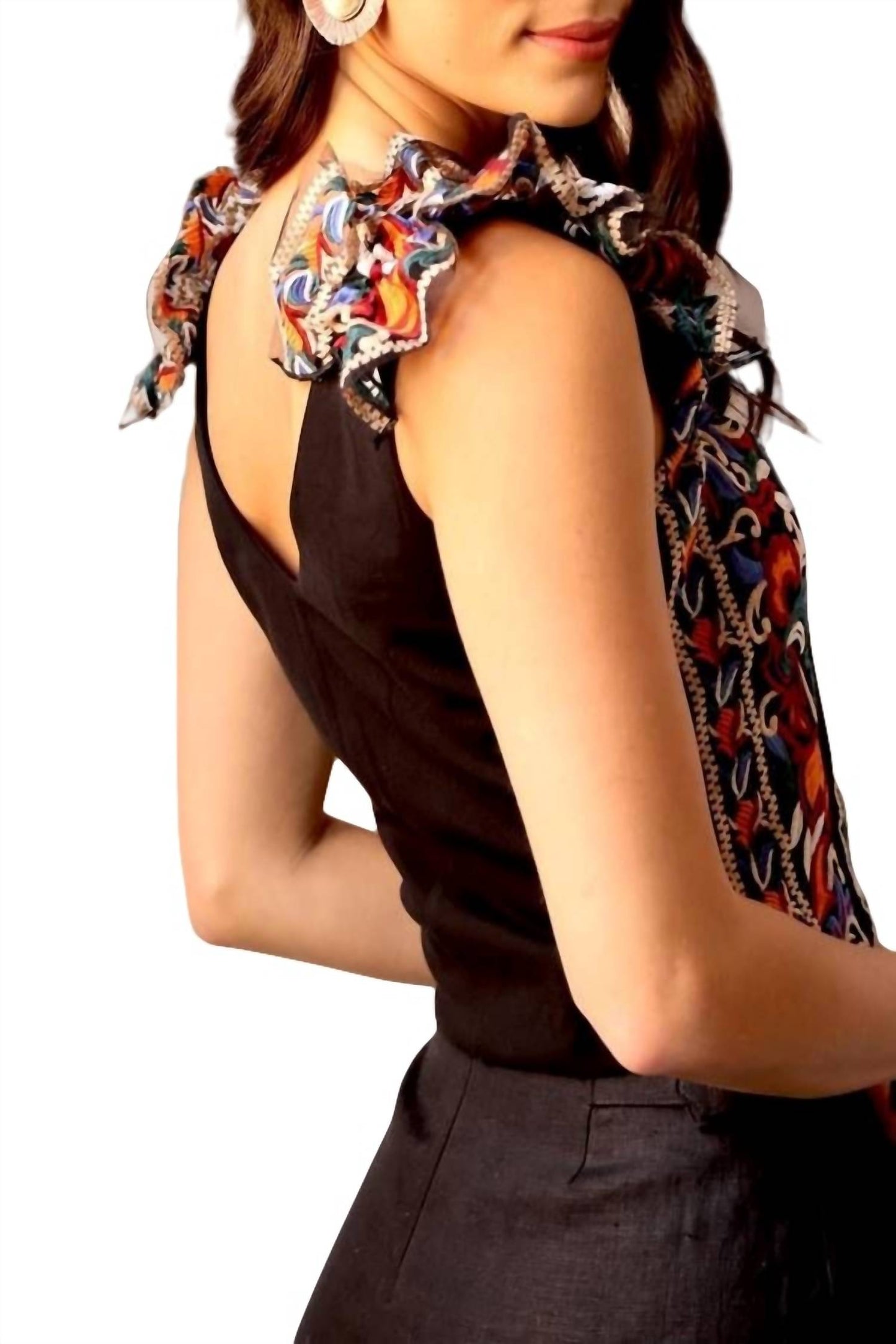 Eva Franco - Embroidered Corset Top