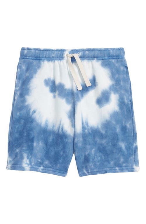 Tucker + Tate Kids' Daily Tie Dye Shorts in Grey Fog- Blue River, Size 4
