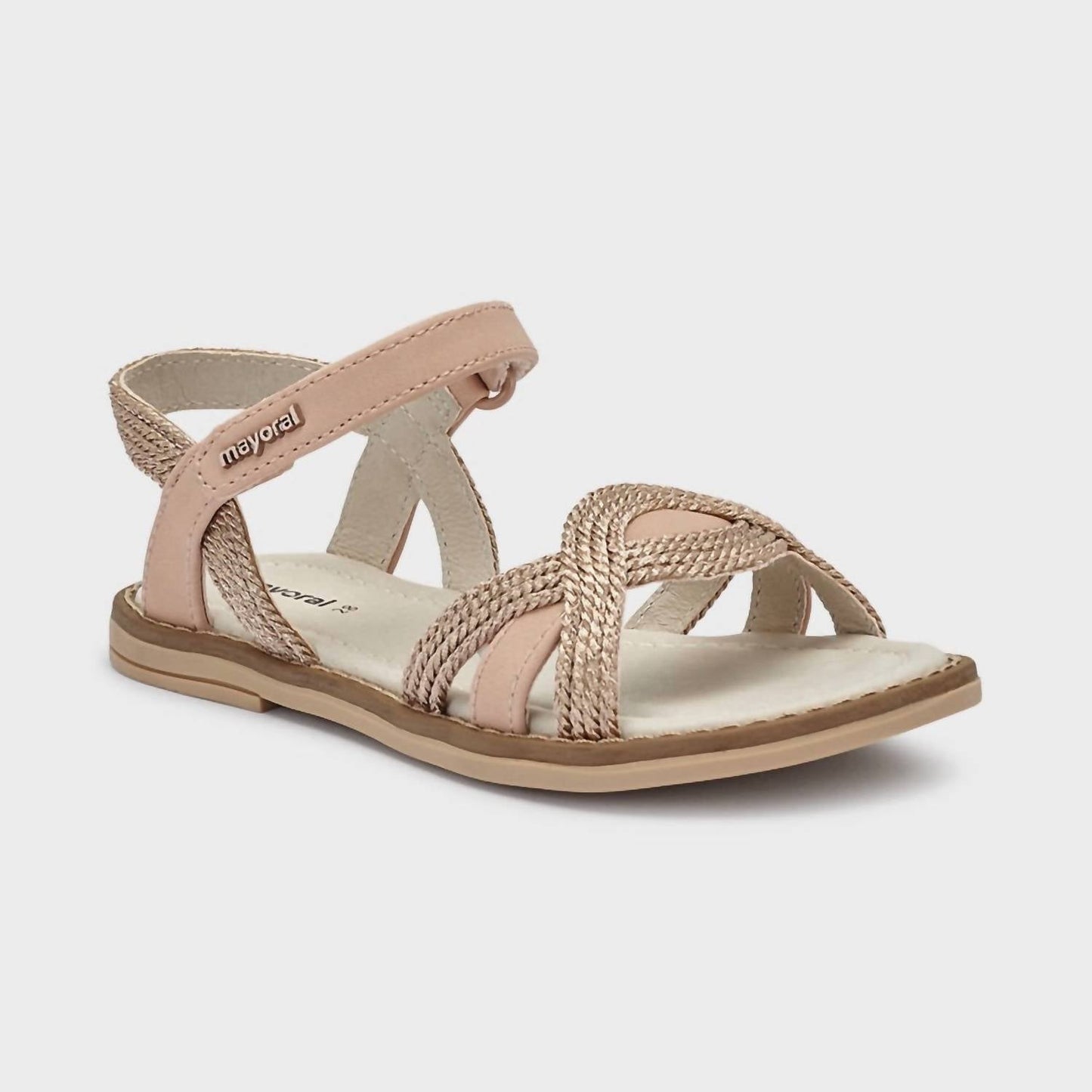 Mayoral - Kid's Metallic Braided Sandal Bg