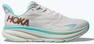 Hoka - HOKA Women's Clifton 9 Frost/Rose Gold Wide Width