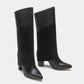 Dante Shoes - Women's Leather Tall Overlay Boots