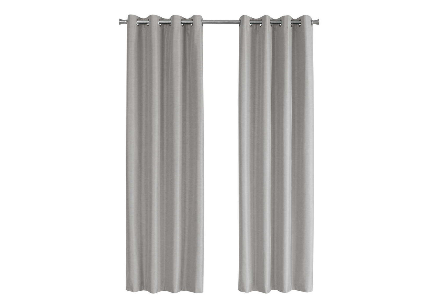 2 Pieces Set Room Darkening Curtain Panels with Grommet - Contemporary Style