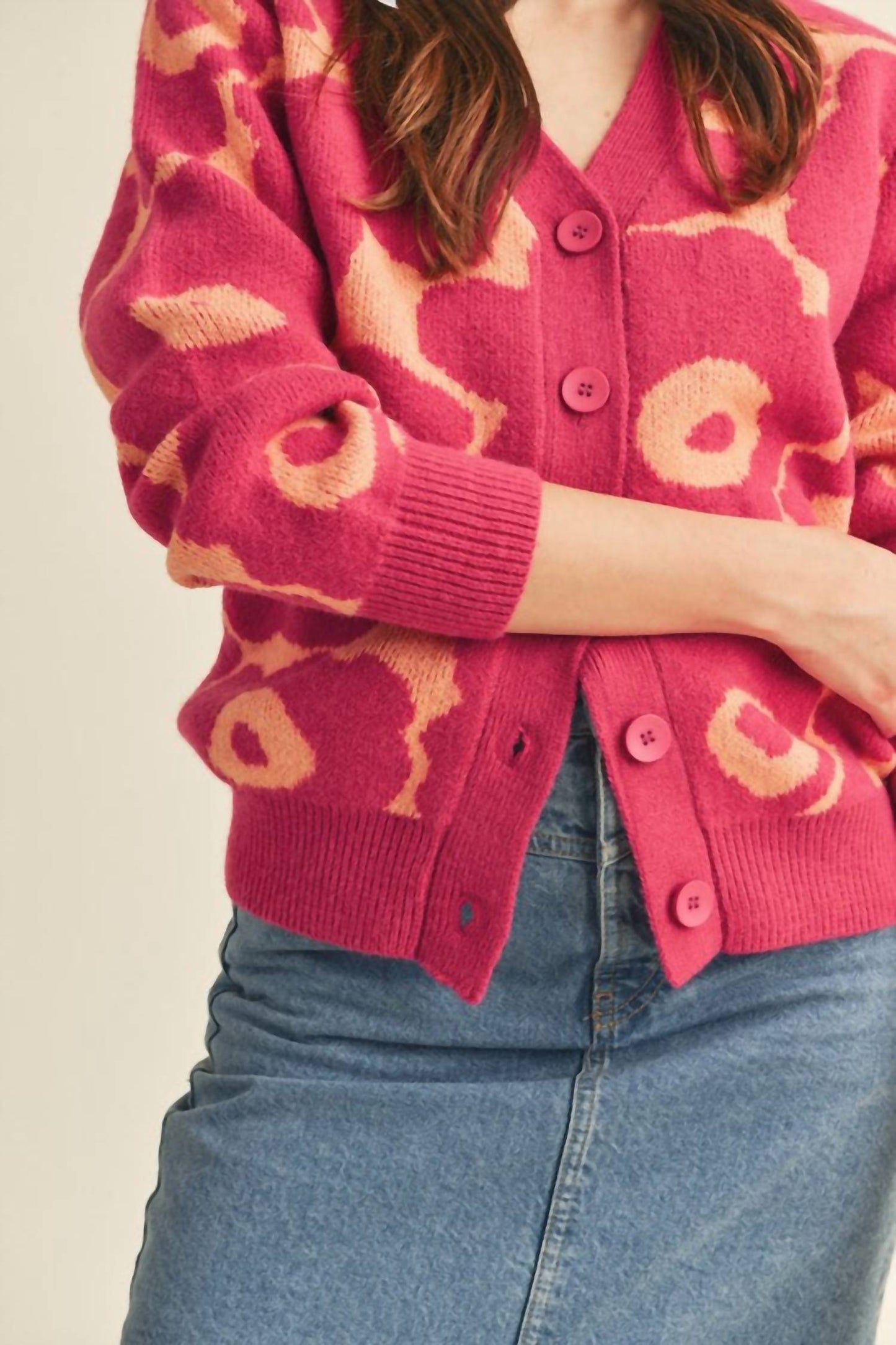 Anniewear - Quiet Spring Floral Cardigan