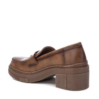 Xti - Mocassins casuais femininos de salto
