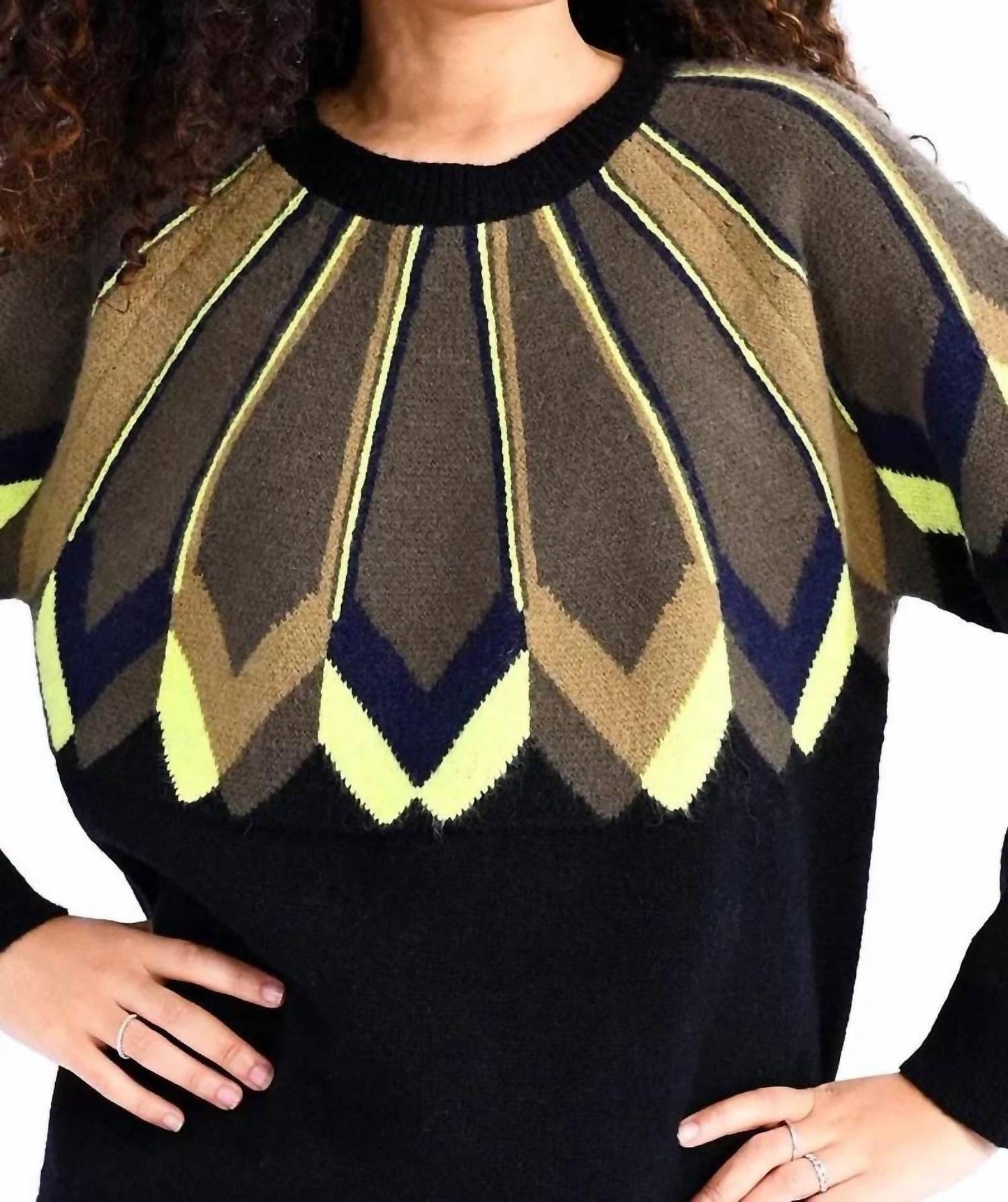 Molly Bracken - Geo Print Sweater