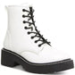 Steve Madden - Women's Leather Lace Up Combat Boot