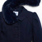Abel & Lula - Girl's Cloth Coat With Fur Collar