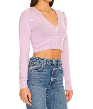 For Love & Lemons - JOAN CROP CARDIGAN