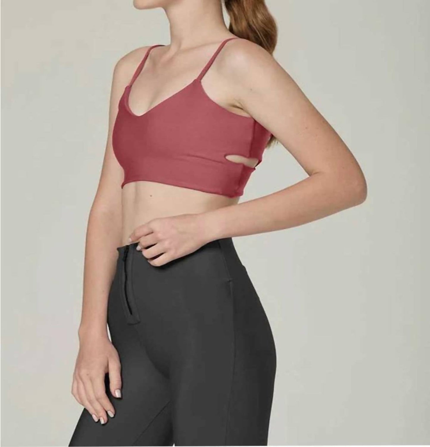 925 Fit - Cherry On Top Criss Cross Sports Bra