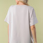 White Birch - Half Sleeve Knit Top With Pocket