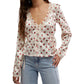 Free People - Field Of Roses Blouse